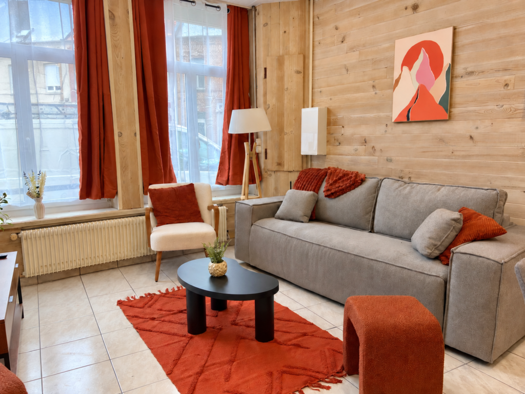 Maison 4 chambres, 9 personnes et terrasse - T5 - Rivage